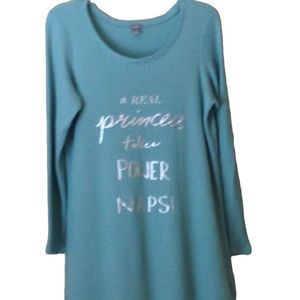 Cozy Comfy Aerie Princess Night Shirt Nightie Large